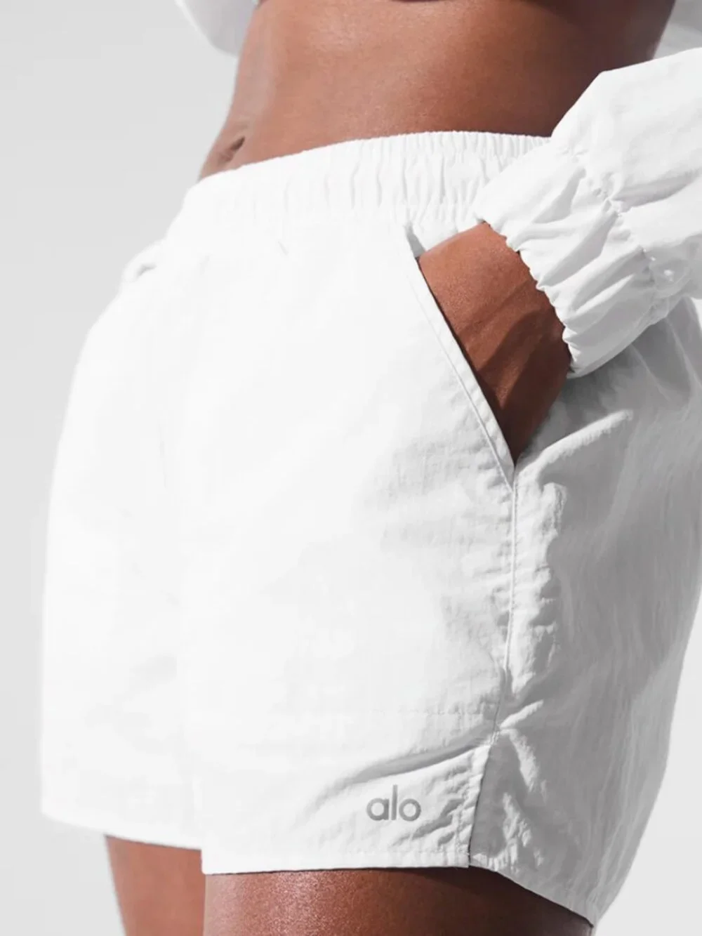 Alo ALumni Shorts - White